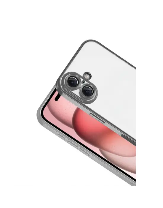 Apple İphone 17 Razer Lensli Silikon - Titan Gri