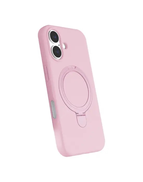 Apple İphone 17 Regal Magsafe Standlı Kapak - Açık Pembe