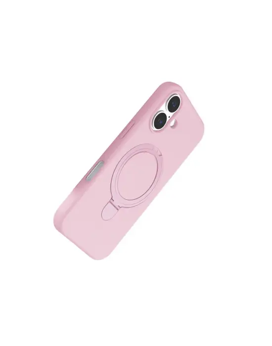 Apple İphone 17 Regal Magsafe Standlı Kapak - Açık Pembe