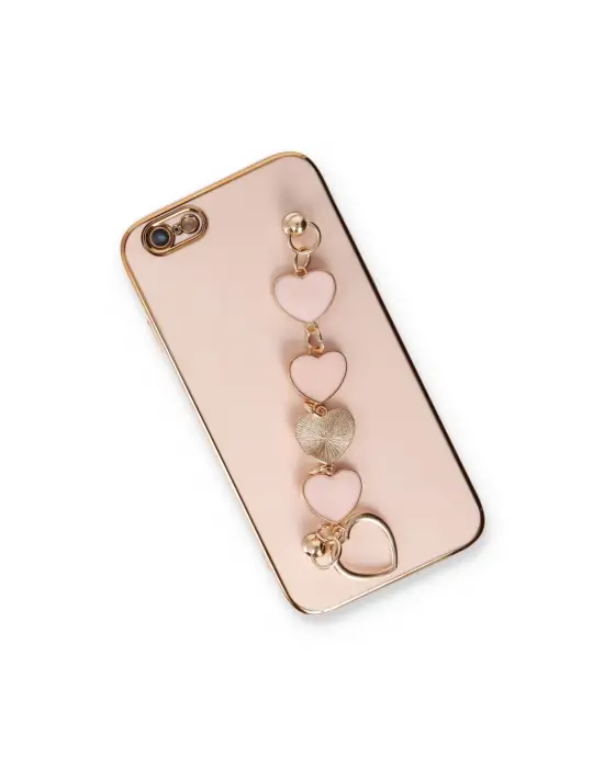 Apple İphone 6 Kılıf Esila Silikon - Pudra