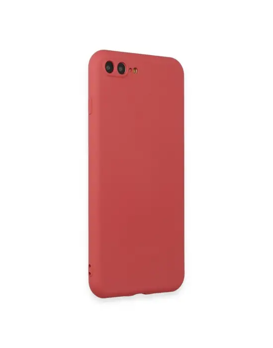 Apple İphone 7 Plus Kılıf First Silikon - Kiremit