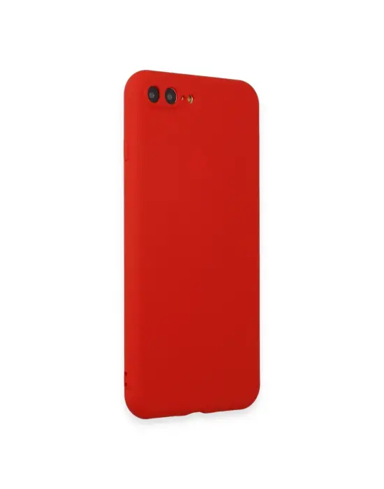 Apple İphone 7 Plus Kılıf First Silikon - Kırmızı
