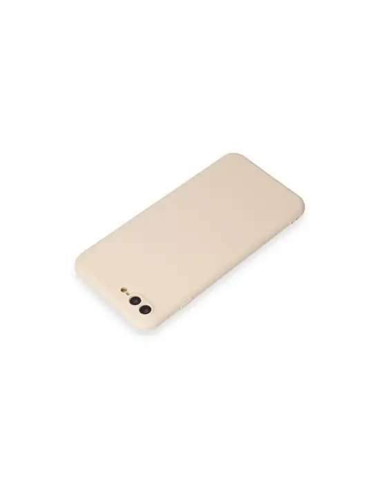 Apple İphone 7 Plus Kılıf First Silikon - Krem