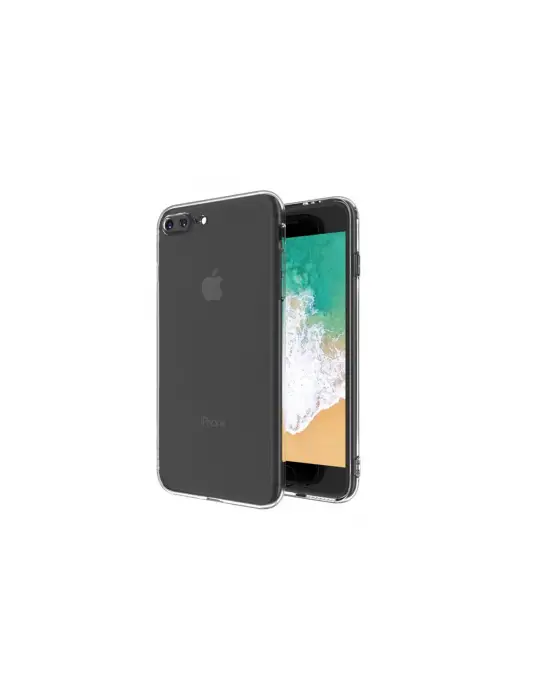 Apple İphone 8 Plus Kılıf Deluxe 2mm Şeffaf Silikon