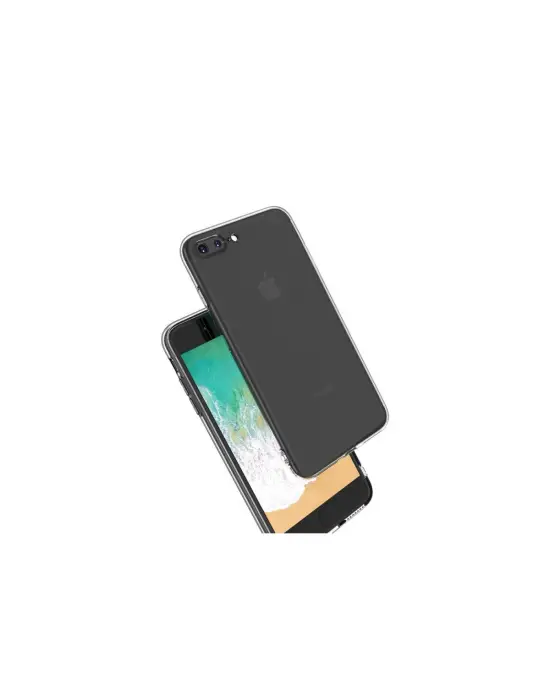 Apple İphone 8 Plus Kılıf Deluxe 2mm Şeffaf Silikon