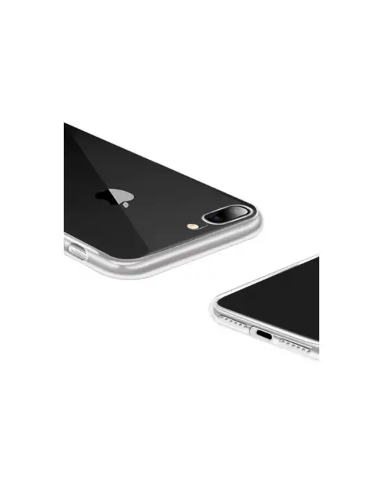 Apple İphone 8 Plus Kılıf Lüx Şeffaf Silikon