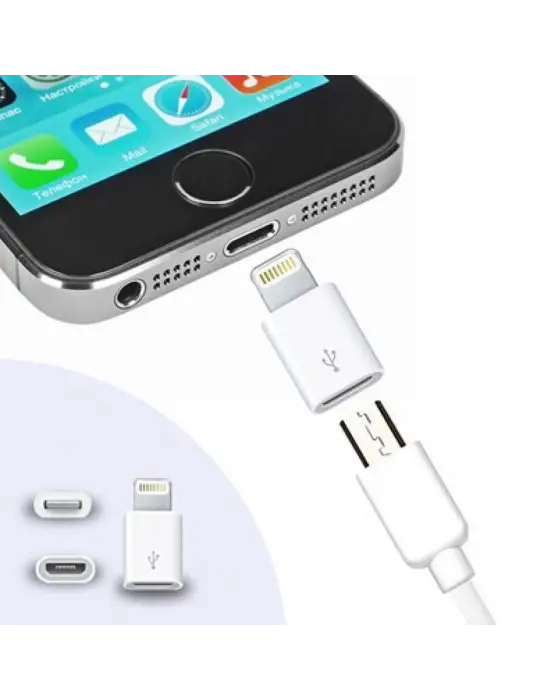 Apple iPhone / iPad Micro Usb Dönüştürücü Adaptör OTG Aparat