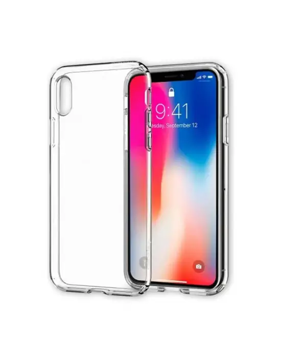 Apple İphone X Kılıf Lüx Şeffaf Silikon