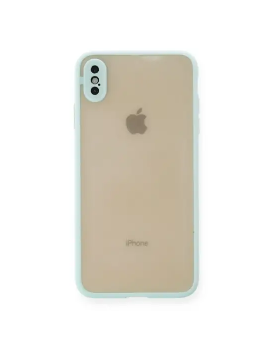 Apple İphone Xs Max Kılıf Montreal Silikon Kapak - Turkuaz