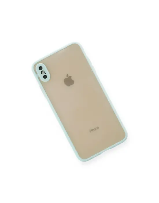 Apple İphone Xs Max Kılıf Montreal Silikon Kapak - Turkuaz
