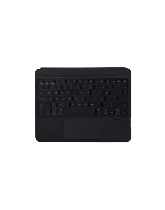 Apple T5209d İpad Pro 12.9 (2021) Kılıf İnter Ledli Klavyeli Tablet Kılıfı - Siyah
