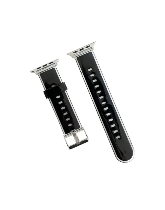 Apple Watch 38mm Jelly Silikon Kordon (saat Değildir) - Siyah