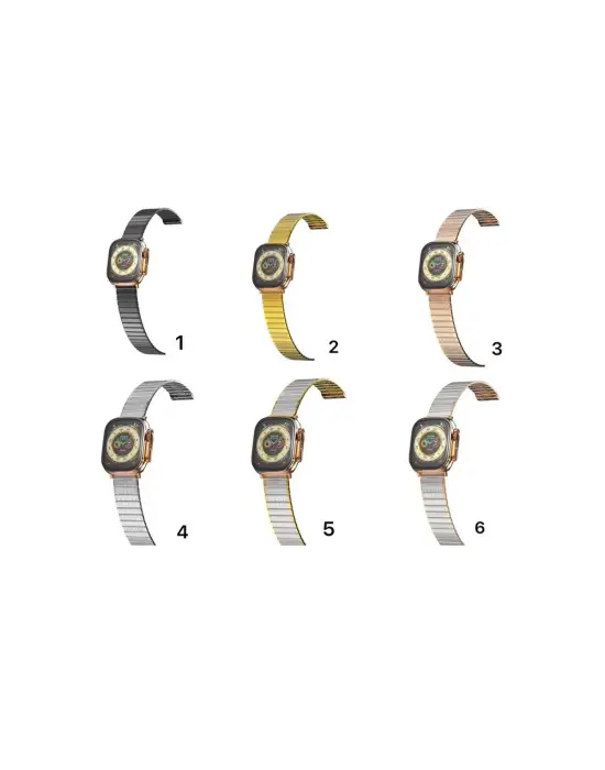 Apple Watch 38mm Made Metal Kordon (saat Değildir) - Siyah