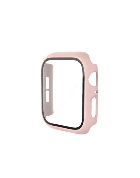 Apple Watch 42mm Camlı Kasa Ekran Koruyucu - Pembe
