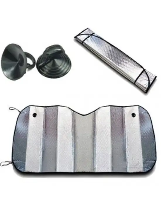 Araba Ön Cam Güneşliği 130*60 Cm Parlak