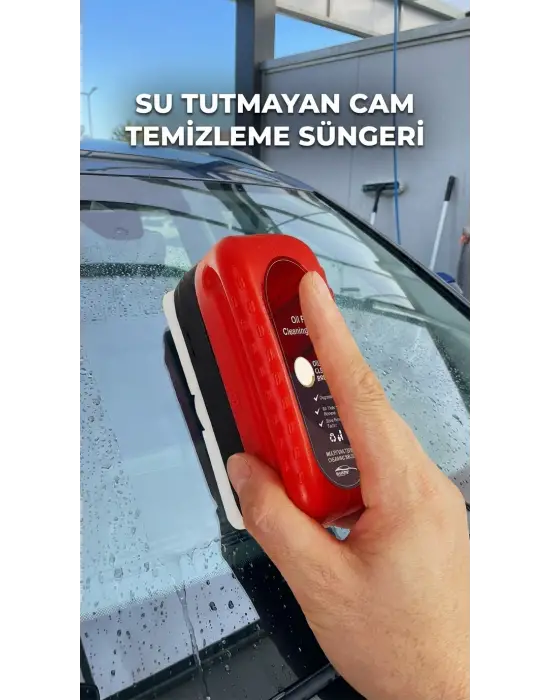 Araç Camı İçin Su Tutmayan Temizleme Süngeri 2li Set