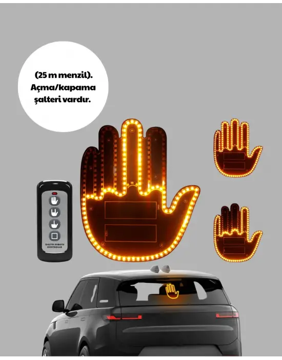 Araç İçin Eğlenceli Led El İşareti Işığı