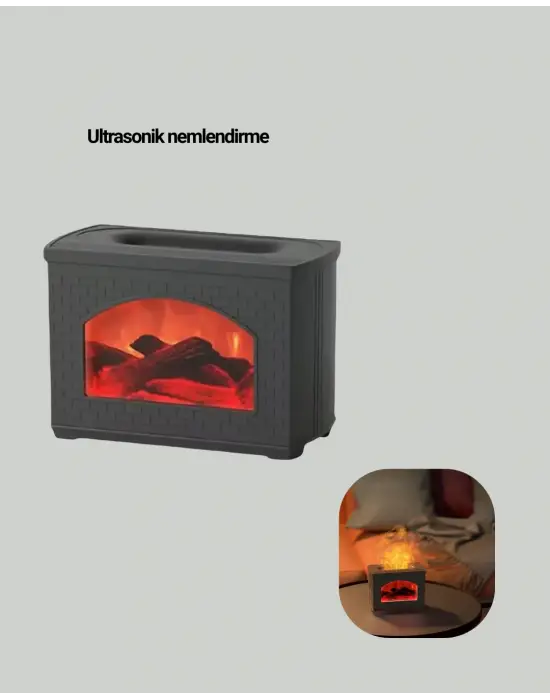 Aromaterapi Difüzör Ultrasonik Sessiz Nemlendirici Usb Destekli