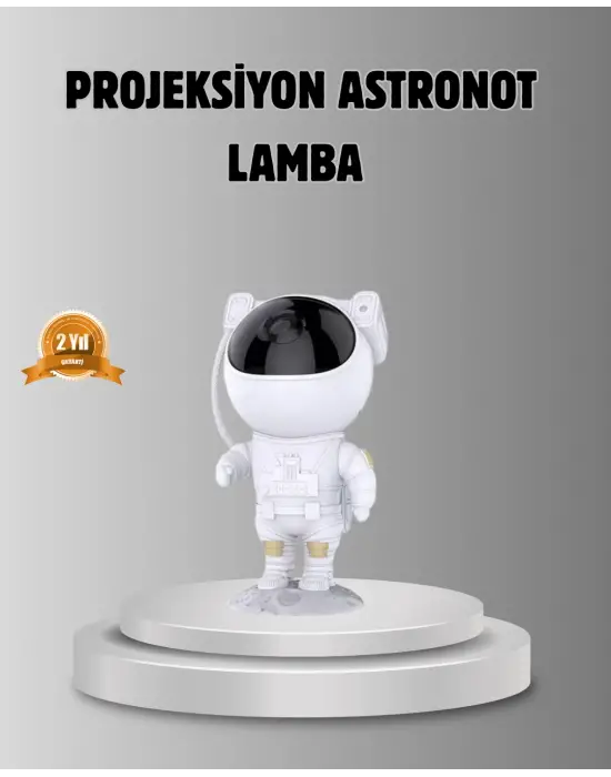 Astronot Galaksi Projeksiyon Lambası Bluetooth Bağlantılı Ve Uzaktan Kontrollü