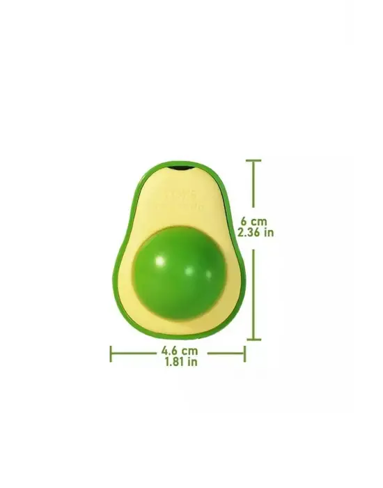 Avokado Tasarımlı Kedi Yalama Topu