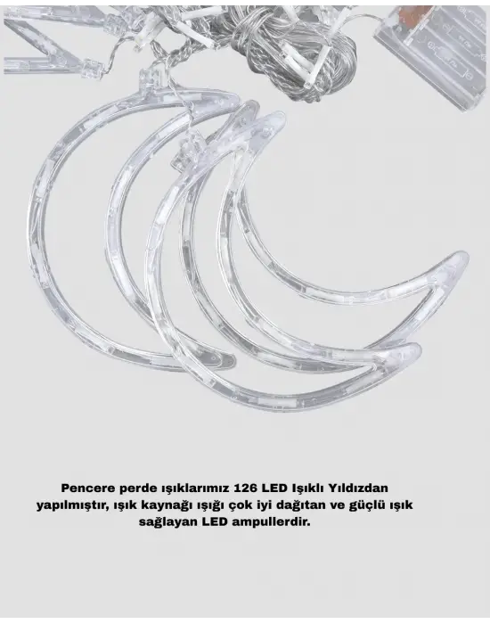 Ay Yıldız Perde Led