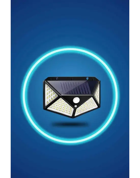 Bahçe Lambası Bahçe Aydınlatma Sensörlü Suya Dayanıklı 100 Led