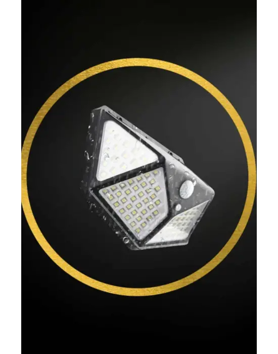 Bahçe Lambası Bahçe Aydınlatma Sensörlü Suya Dayanıklı 100 Led