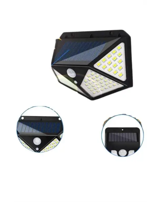 Bahçe Lambası Bahçe Aydınlatma Sensörlü Suya Dayanıklı 100 Led