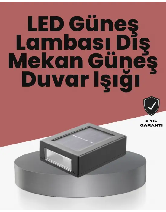 Bahçe Ve Balkon İçin Güneş Enerjili Lamba