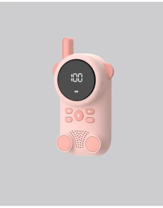Bebek Telsizi Lcd Ekran Vox İki Yönlü İletişim Usb Şarj Hafif