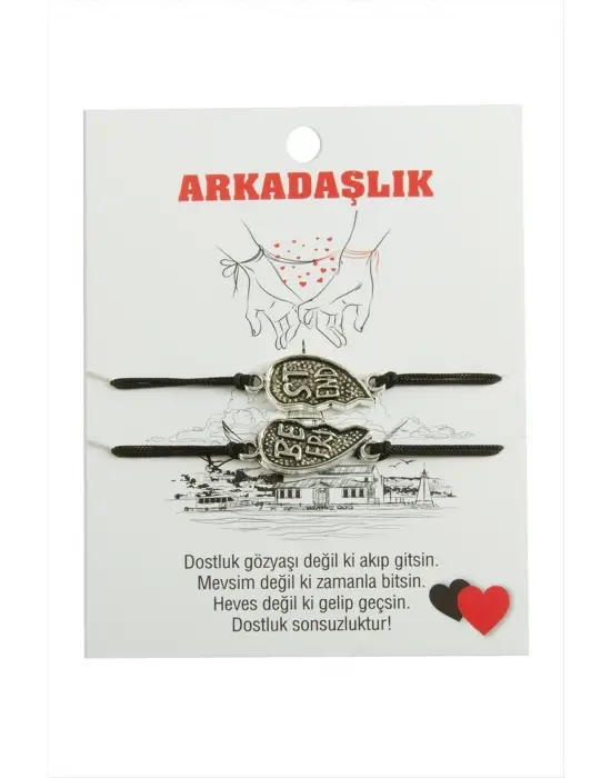 Best Friends Arkadaş Deri Bileklik
