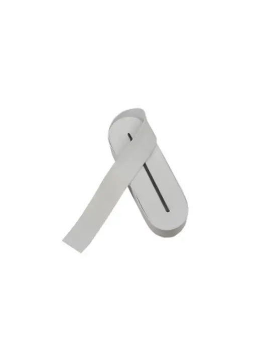 Beyaz - 4cm Paça Lastik Yassı Geniş 10mt