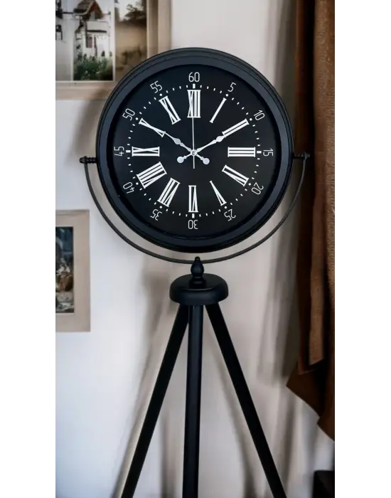 Black Aura Tripod Ayaklı Saat