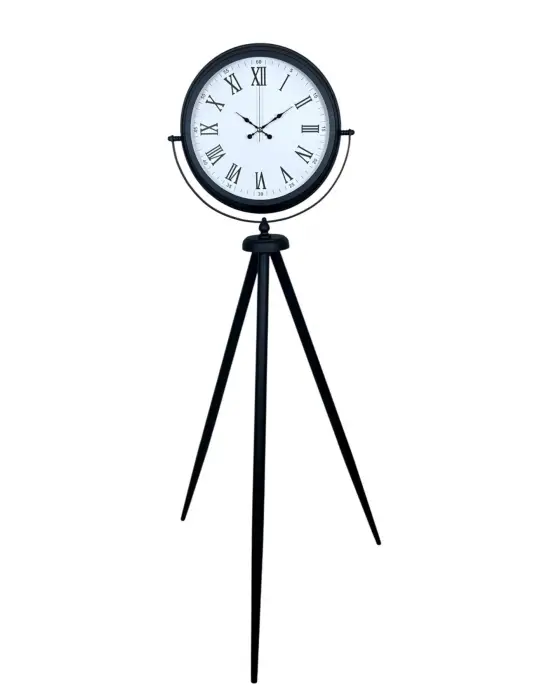Black Elegance Tripod Ayaklı Saat