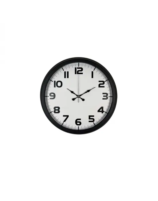Black Simplex 40 Cm Metal Duvar Saati