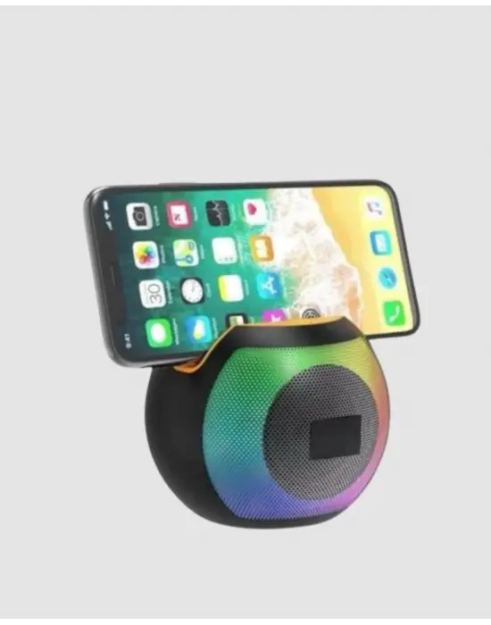 Bluetooth 5.0 Hoparlör – Rgb Işıklı, Güçlü Bas Ve 360° Surround Ses