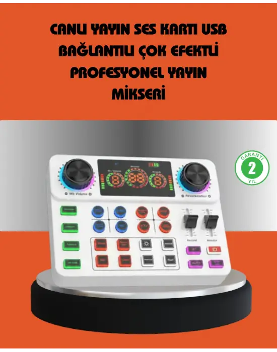 Bluetooth Bağlantılı Karaoke Ve Yayın Ses Kontrol Ünitesi