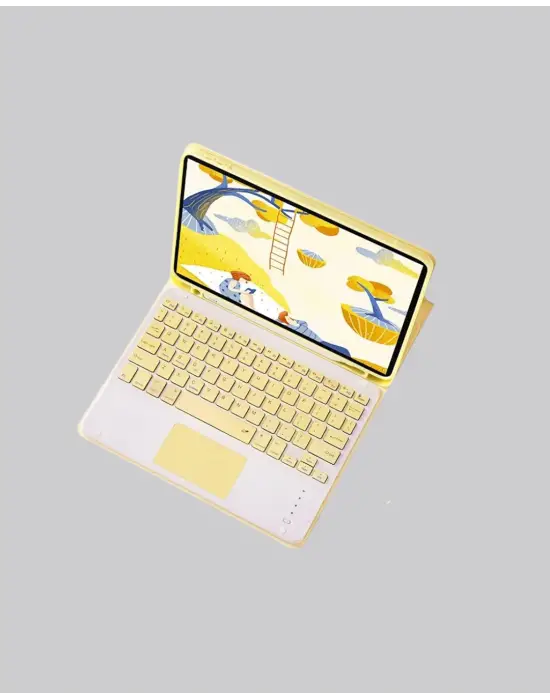 Bluetooth Klavye – Kablosuz, Sessiz Tuşlu, Android İos Windows Uyumlu, Kompakt Taşınabilir Tasarım
