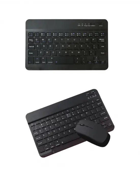 Bluetooth Klavye Mouse Seti Taşınabilir Wireless Bilgisayar Aksesuarı