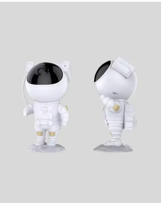 Bluetooth Müzikli Astronot Projeksiyon Lambası Yıldız Ve Ay Efektli