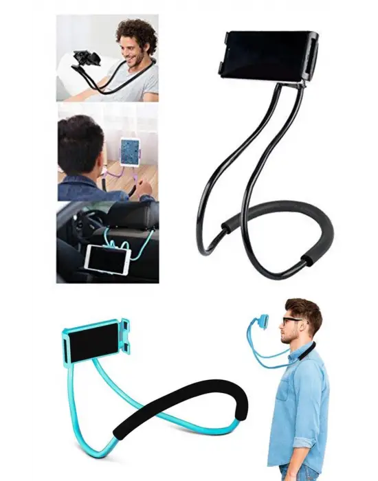 Boyuna Asılan Ergonomik 360 Derece Cep Telefonu Tutucu Stand