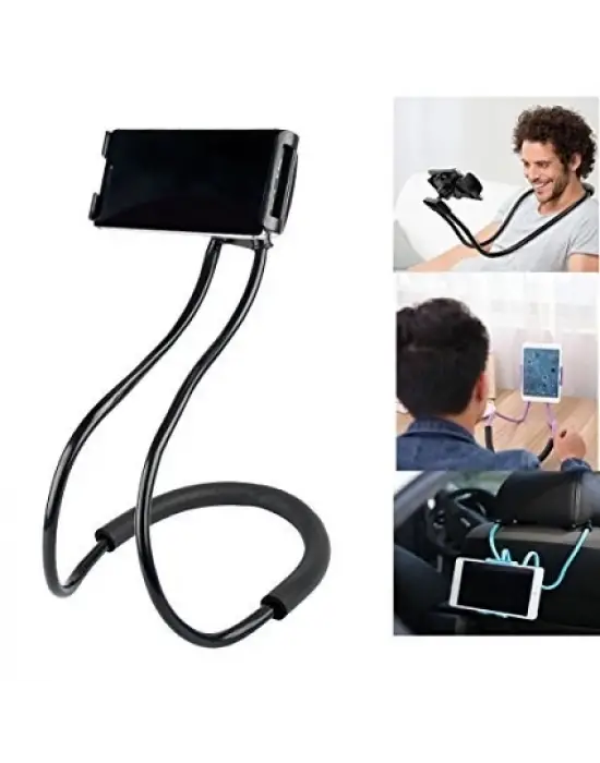 Boyuna Asılan Ergonomik 360 Derece Cep Telefonu Tutucu Stand