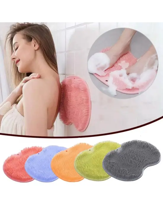 BUFFER Çok Amaçlı Esnek Yumuşak Banyo El Ayak Vücut Plastik Duş Matı Plastik Banyo Matı