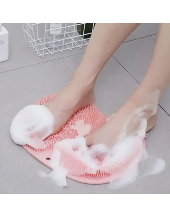 BUFFER Çok Amaçlı Esnek Yumuşak Banyo El Ayak Vücut Plastik Duş Matı Plastik Banyo Matı
