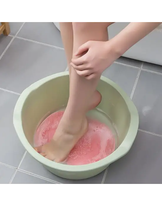 BUFFER Çok Amaçlı Esnek Yumuşak Banyo El Ayak Vücut Plastik Duş Matı Plastik Banyo Matı