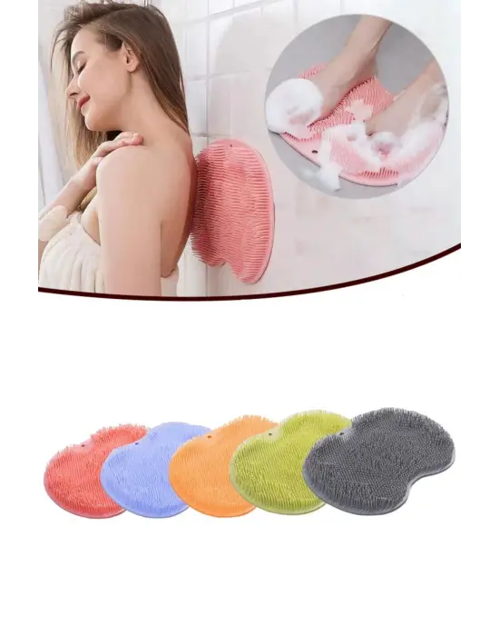 BUFFER Çok Amaçlı Esnek Yumuşak Banyo El Ayak Vücut Plastik Duş Matı Plastik Banyo Matı