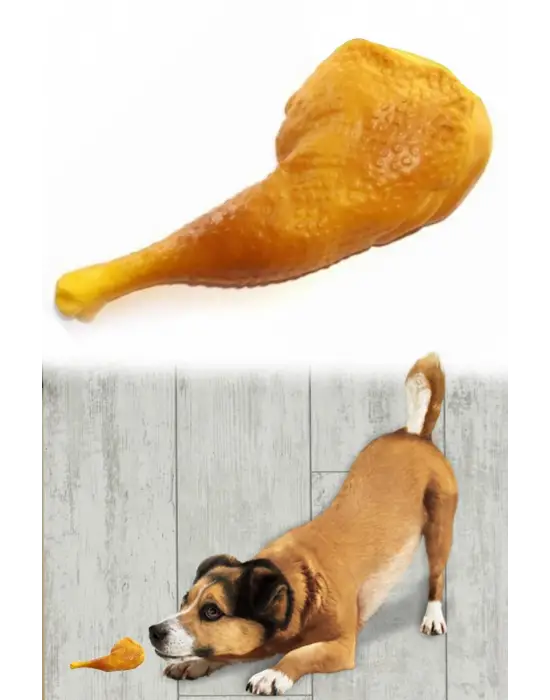 Buffer Köpekler İçin Oyuncak Tavuk Budu