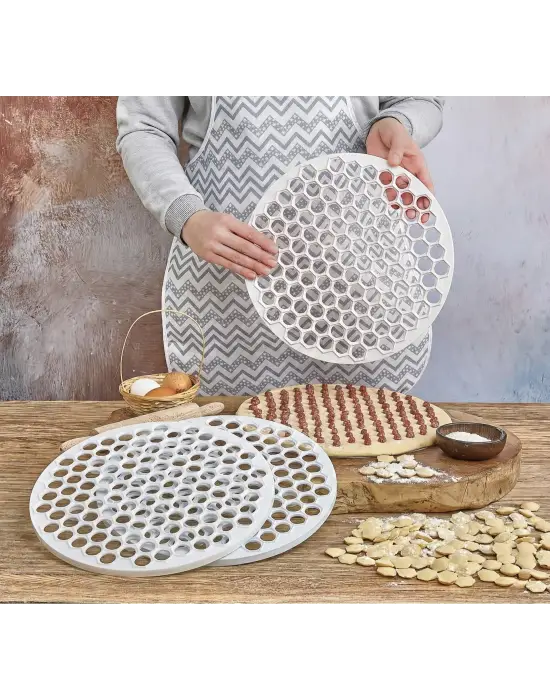 Büyük - 32cm Mantı Kalıbı Plastik