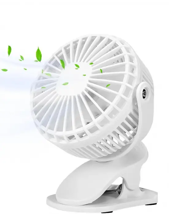Çalışma Masası Ve Yatak Başlığı İçin Klipsli Mini Fan