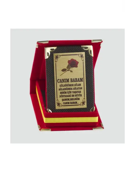 Canım Babam Plaketi